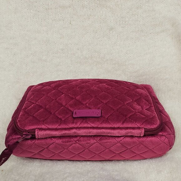 Vera Bradley Quilted Majestic Magenta Clutch Compact Organizer - Picture 3 of 6